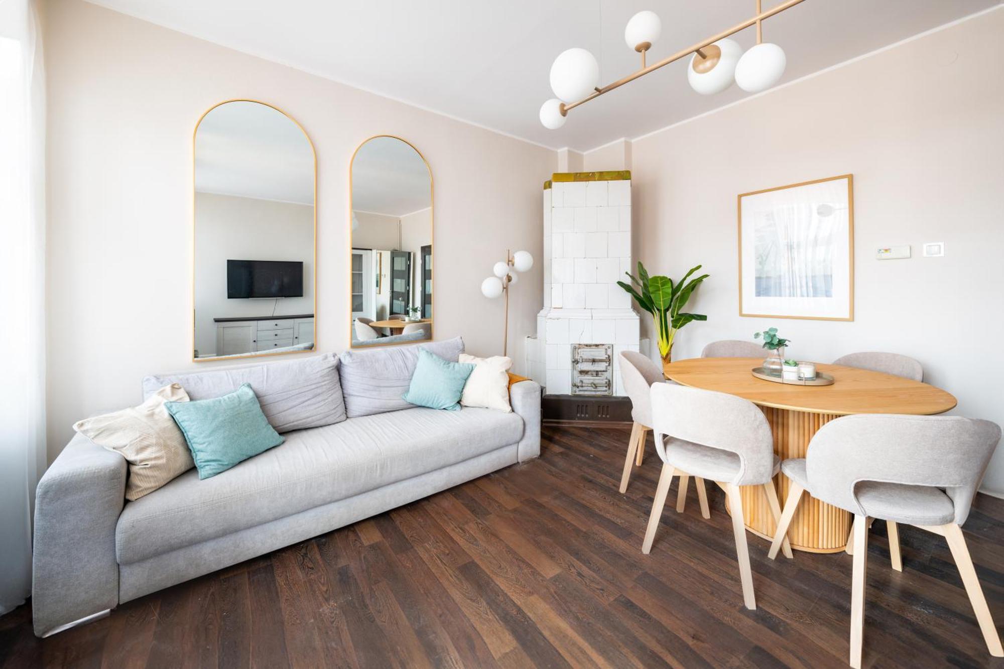 Stunning Apartment With Balcony Gdansk Bagian luar foto